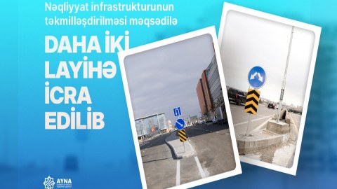 Bakıda iki küçədə nəqliyyat infrastrukturu təkmilləşdirildi