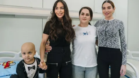 Leyla Əliyeva və Arzu Əliyeva Milli Onkologiya Mərkəzində&nbsp;
