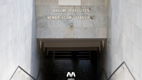 Metronun "Memar Əcəmi" stansiyasının bu çıxışı BAĞLANIR