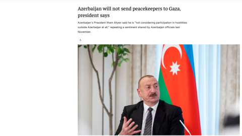 Dünya mətbuatı Prezidentin müsahibədən yazır...