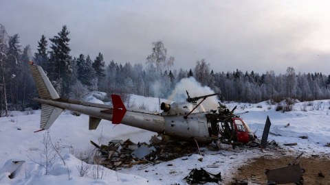 Rusiyada helikopter qəzası - Ölən və xəsarət alan var