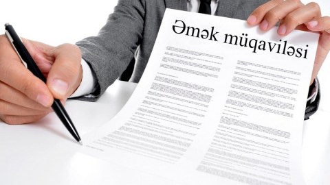 Əmək müqavilələrinin sayı açıqlandı