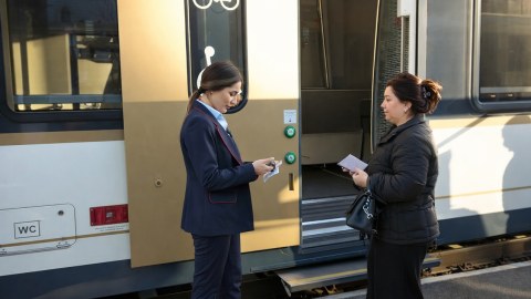 Dəmir yolları bu istiqamətdə sərnişindaşımaya başladı&nbsp;- FOTOLAR