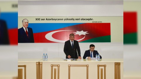 Samuxda hesabat yğıncağı keçirilib - FOTOLAR