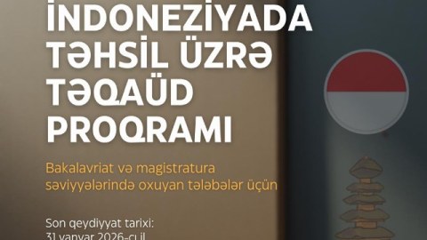 İndoneziyada təhsil almaq istəyənlərin&nbsp;NƏZƏRİNƏ!