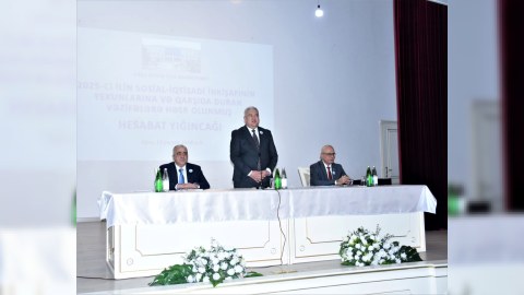 Ağsuda&nbsp;hesabat yığıncağı - FOTO