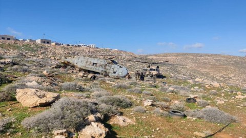 İsrailə məxsus helikopter qəzaya düşdü