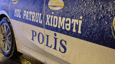 Yol Polisi hava şəraiti ilə bağlı sürücülərə müraciət etdi - VİDEO