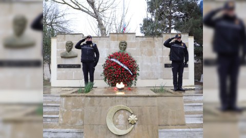 Neftçalada 20 Yanvar şəhidlərinin ildönümü qeyd olundu&nbsp;- FOTOLAR