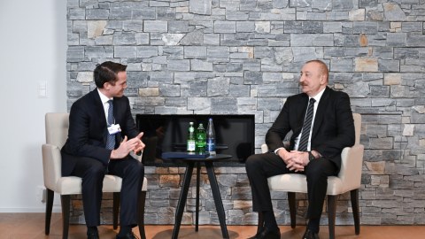Prezident Davosda daha bir görüş keçirdi&nbsp;- FOTOLAR