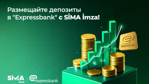 "SİMA İmza" ilə "Expressbank"da depozit yerləşdirilməsi rəqəmsallaşdı