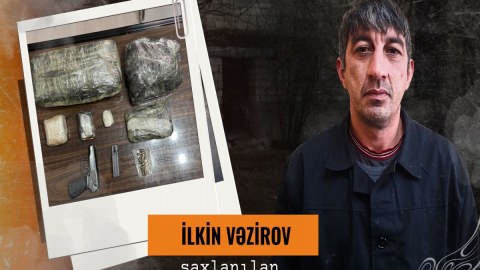 Narkotik satışı ilə məşğul olan silahlı şəxs saxlanıldı
