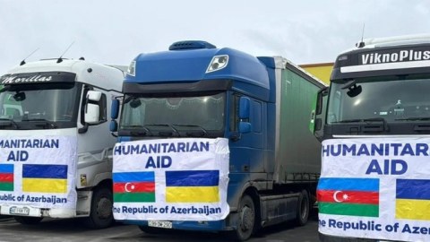 Azərbaycandan Ukraynaya növbəti humanitar yardım yola saldı
