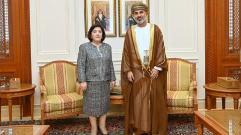 Sahibə Qafarova Oman&nbsp;Şura Məclisinin sədri ilə görüşdü