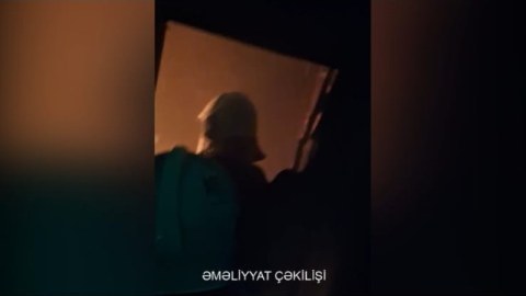 Gənclər şəhərciyindəki yanğından GÖRÜNTÜLƏR