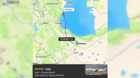 Azərbaycan səmasında İran təyyarəsi&nbsp;