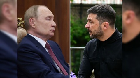 Zelenski Putinə: Cəsarətin çatırsa, Kiyevə gəl!