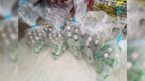 Gəncədə&nbsp;məşhur markaya aid saxta araqlar aşkarlandı