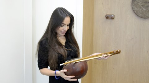 Leyla Əliyeva &ldquo;Azərbaycan otağı&rdquo;nda - FOTO