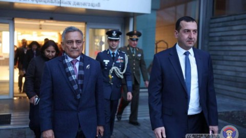 Hindistan generalı Ermənistanda