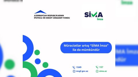"SİMA İmza" "Elektron ipoteka və kredit zəmanət" sisteminə inteqrasiya edildi