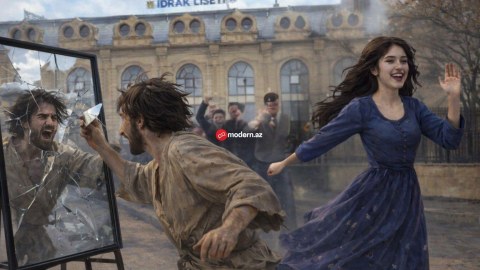 Yalana Məcnun kütlə, "İdrak" liseyi qışqırığı və sınan güzgü