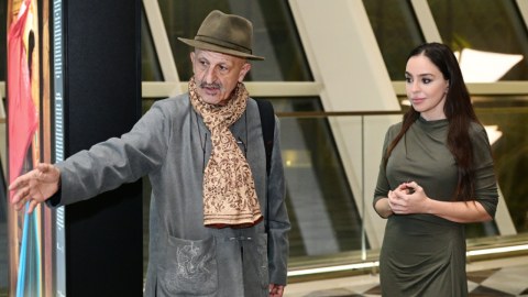 Leyla Əliyeva &ldquo;Yüksələn işıq&rdquo; sərgisində - FOTOLAR