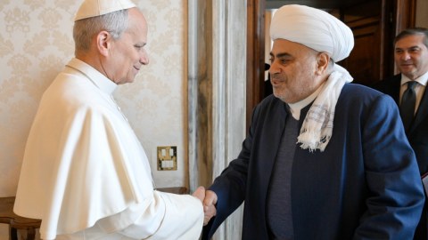 Allahşükür Paşazadə&nbsp;Roma Papası ilə görüşdü - FOTOLAR&nbsp;