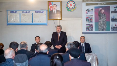Salyanın Gəncəli kəndində&nbsp;səyyar qəbul keçirildi - FOTO