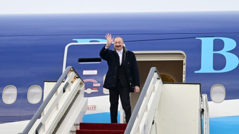 İlham Əliyevin Serbiyaya səfəri başa çatdı - FOTOLAR