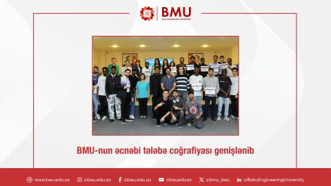 BMU-nun əcnəbi tələbə coğrafiyası əhəmiyyətli dərəcədə genişləndi