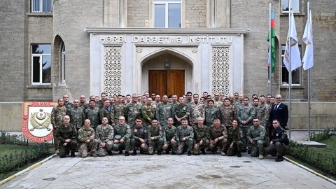 Müdafiə Nazirliyində NATO-nun hərbçiləri ilə görüş keçirildi