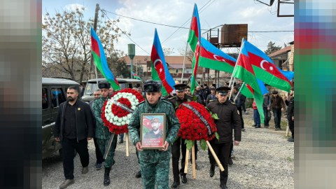 İtkin şəhid Cəlilabadda dəfn edildi - FOTOLAR