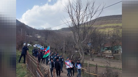 Şəhid Nail Dənziyev Lerikdə dəfn edildi - FOTOLAR