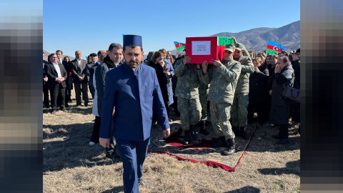 Şəhid Zibeydə Əhmədova Xocalıda dəfn olundu&nbsp;- FOTO