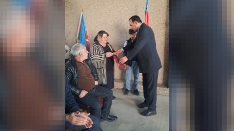 Ağdərəyə daha 293 nəfər qayıtdı - FOTO