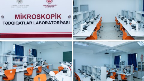 BMU-da yeni laboratoriyalar istifadəyə verildi - FOTOLAR