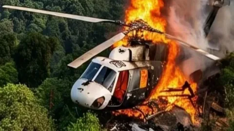 Peruda helikopter qəzası: 15 nəfər həlak oldu