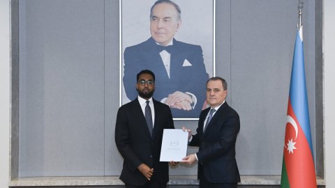 Yeni&nbsp;səfir etimadnaməsinin surətini Ceyhun Bayramova təqdim etdi