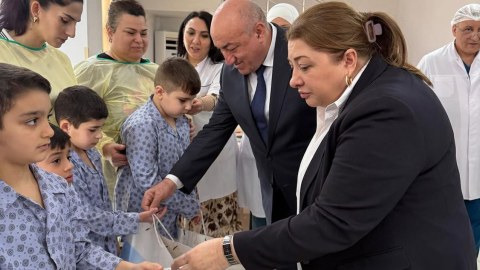 Maştağa xəstəxanasında növbəti sosial aksiya - FOTOLAR