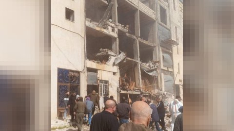 Suriyaya raket qalıqları düşdü: ölənlər var