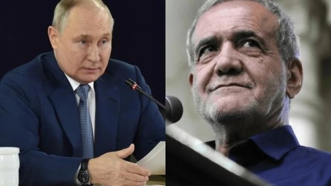 Putin Pezeşkiana başsağlığı verdi