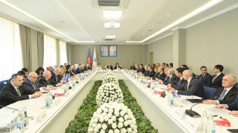 Emin Əmrullayevlə Məleykə Abbaszadə&nbsp;rektorları TOPLADI