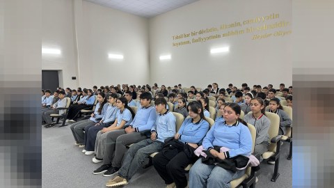 Samuxda şagirdlərə&nbsp;maarifləndirici tövsiyələr verilib - FOTOLAR
