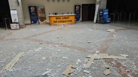 Naxçıvan aeroportu dron hücumundan bu hala düşdü - FOTOLAR