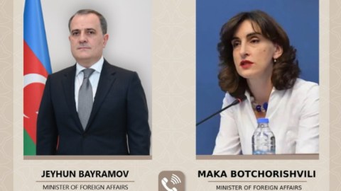 Gürcüstanın XİN rəhbəri Ceyhun Bayramova zəng etdi