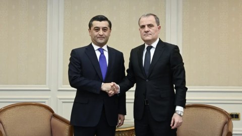 Ceyhun Bayramov&nbsp;özbəkistanlı həmkarı ilə görüşdü&nbsp;
