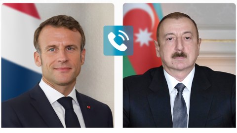Makron İlham Əliyevə zəng etdi