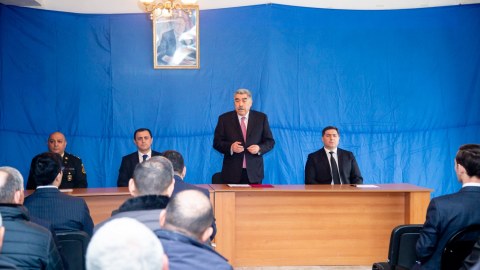 Rüstəm Xəlilov&nbsp;Kür Qaraqaşlıda sakinlərlə görüşdü