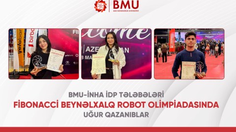 BMU tələbələri robot olimpiadasında uğur qazanıblar